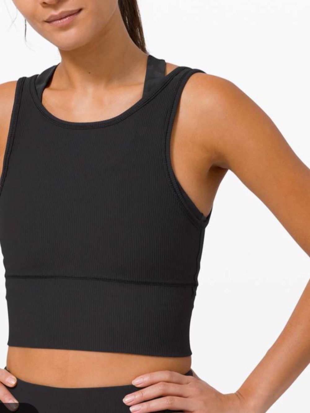 Lululemon Power Pivot Ribbed Tank Top